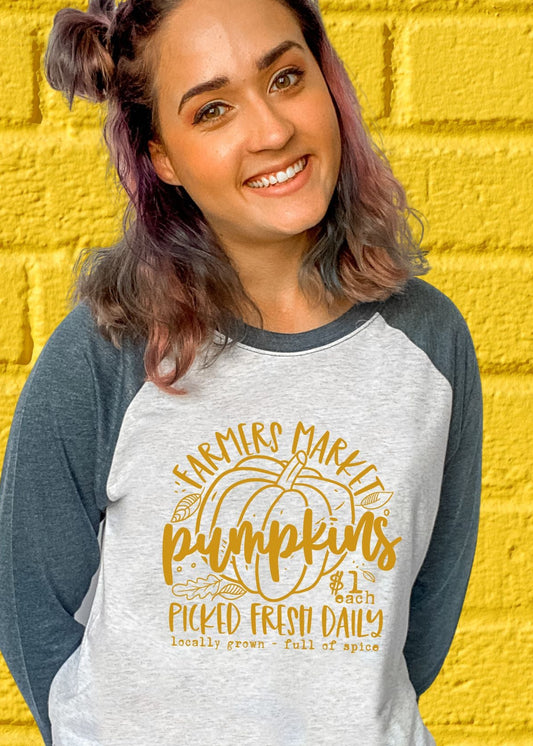 Farmer's Market Pumpkins (short sleeve)