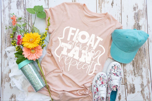 Float Drink Tan Repeat