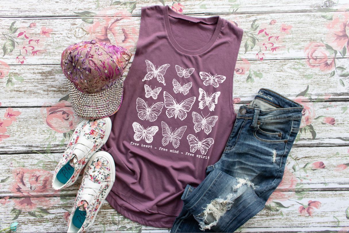 Free Heart-Free Mind- Free Spirit (short sleeve)