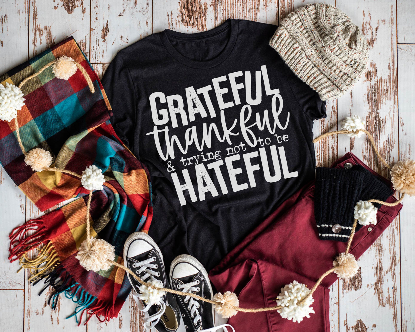 Grateful, thankful, and trying not to be hateful