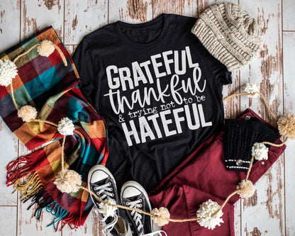 Grateful, thankful, and trying not to be hateful