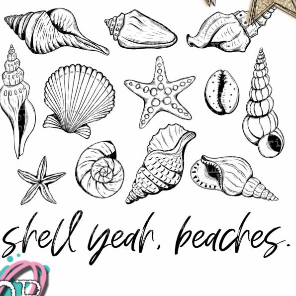 Shell Yeah, Beaches (short sleeve)