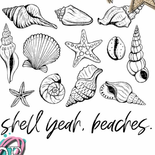 Shell Yeah, Beaches (short sleeve)