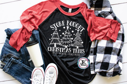 Store bought Christmas Trees (short sleeve)
