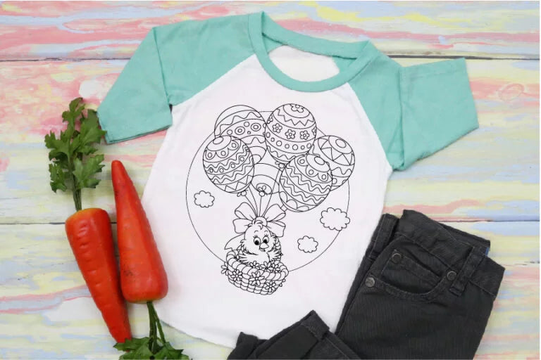 Hot Air Balloon Chick YOUTH (short sleeve)