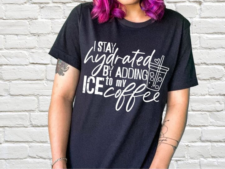 I Stay Hydrated By Adding Ice To My Coffee