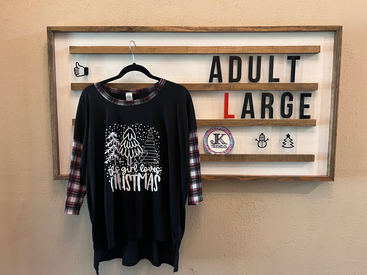 This Girl Loves Chirstmas Adult Large