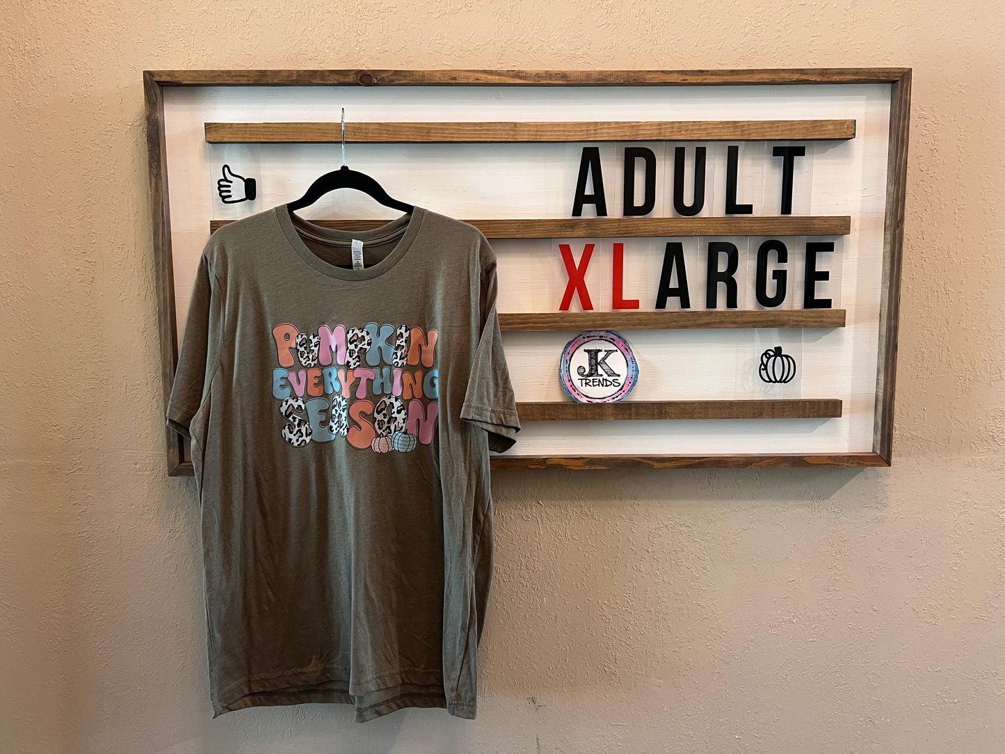 Pumpkin Everything Season Adult XLarge