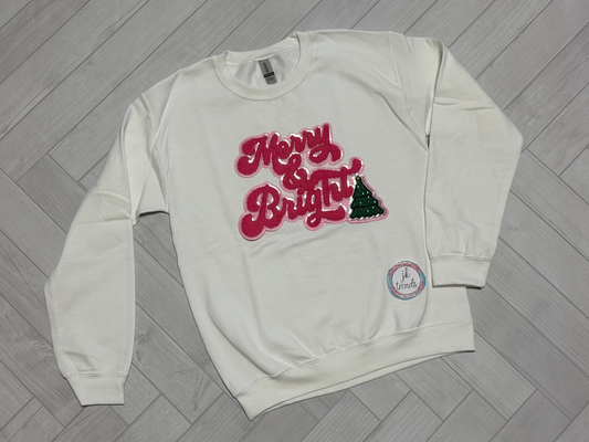 Merry and Bright Crewneck Sweatshirt
