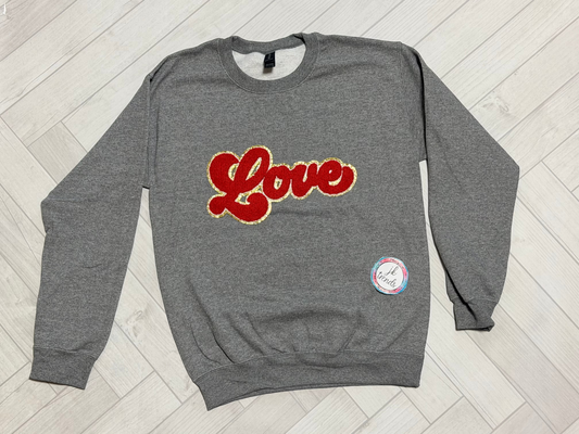 Red LOVE Sweatshirt