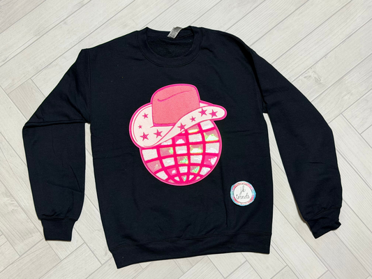 Cowgirl Disco Ball Crewneck Sweatshirt