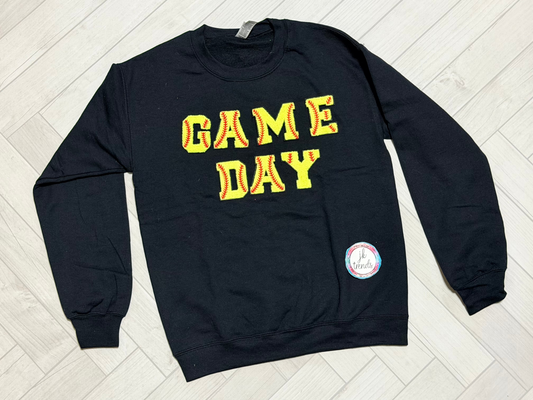 Softball Game Day Crewneck Sweatshirt