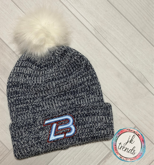 Texas Lonestar Beanie with Faux Pom Pom