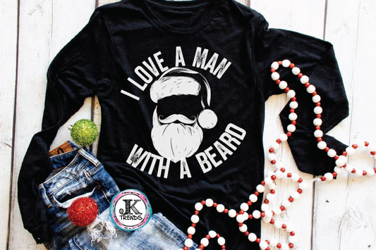 I love a man with a beard (short sleeve)