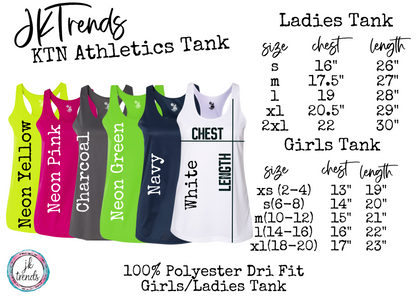 KTN Youth Dri-Fit Tank Top Glitter