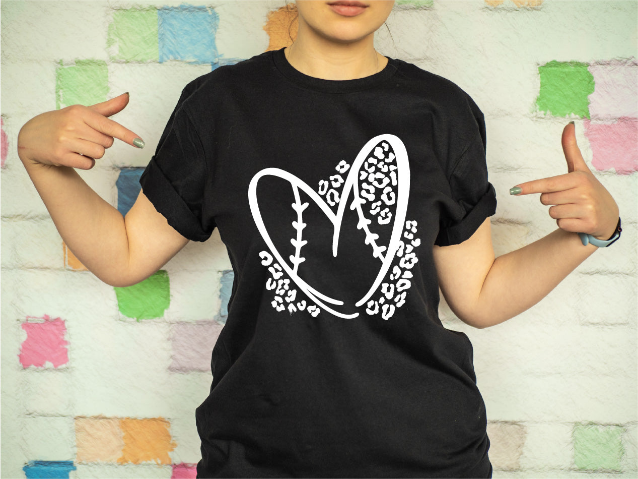 Leopard Heart Baseball