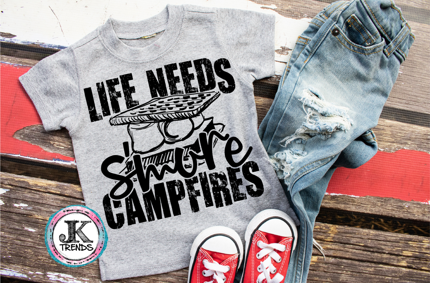 Life Needs Smores Campfires YOUTH