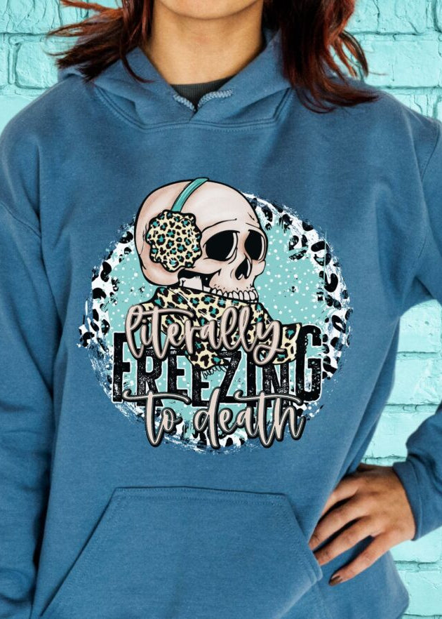 Literally freezing to death (short sleeve)