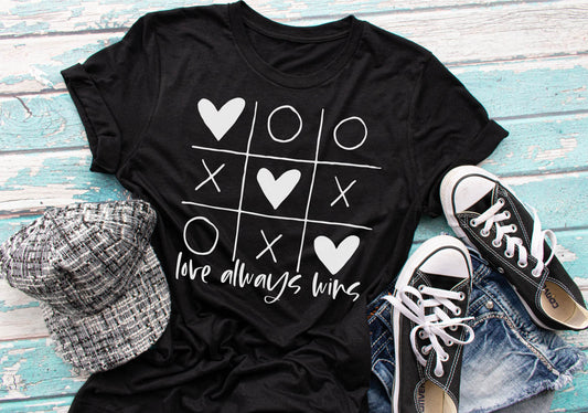 XO Tic Tac Toe Love Always Wins