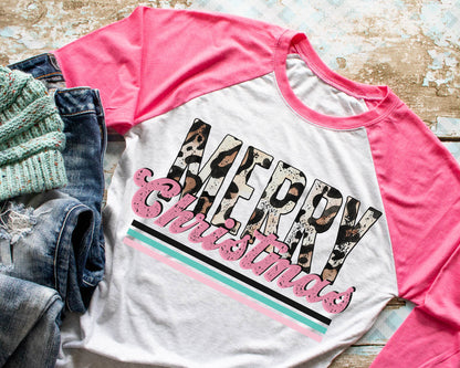 Merry Christmas Pink (short sleeve)