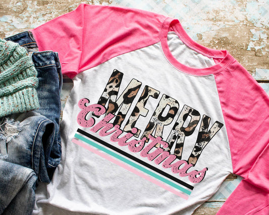 Merry Christmas Pink (short sleeve)
