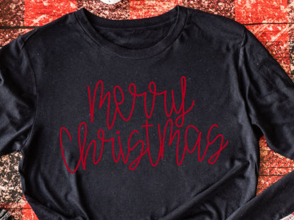 Merry Christmas (red) (short sleeve)