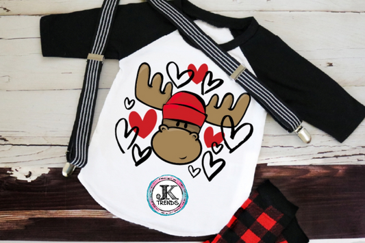 Moose Valentine YOUTH (short sleeve)