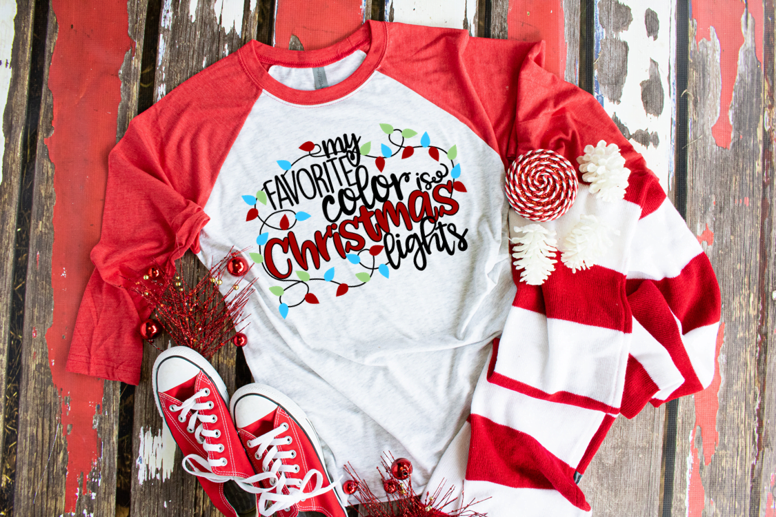 My favorite is Christmas lights (short sleeve)