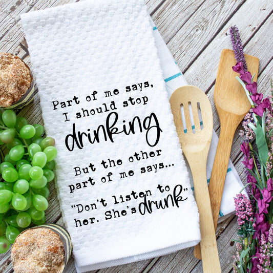 Part Of Me Says, I Should Stop Drinking.....