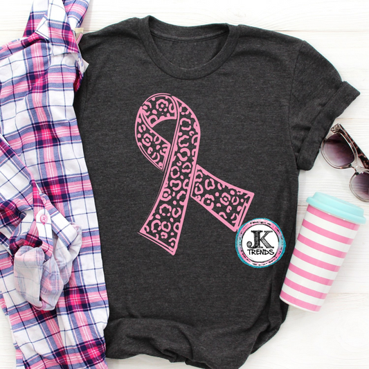 Leopard Cure Ribbon Pink
