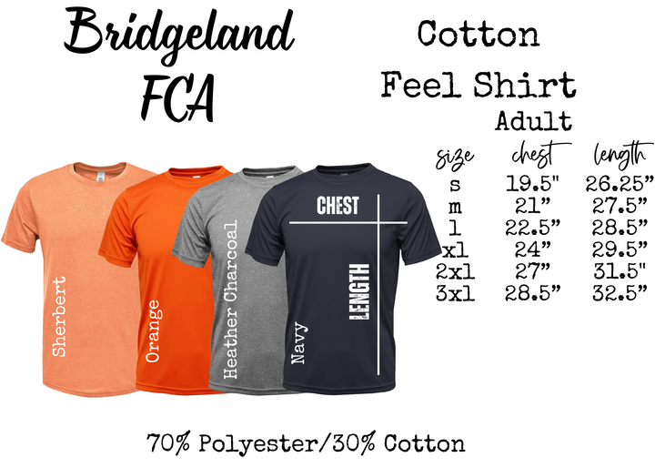 FCA Outlined Cotton Feel Short Sleeve Shirt