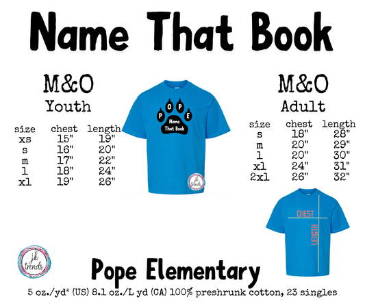 Name That Book Pope Elementary