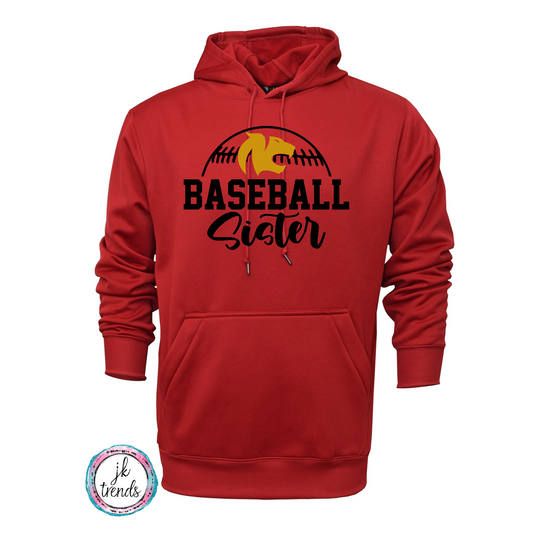 Northland Baseball Sister Hoodie Sweatshirt