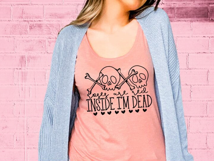 Roses Are Red Inside I'm Dead (short sleeve)