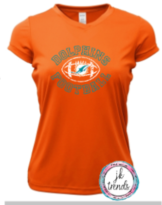 Dolphins Football Drifit Short Sleeve