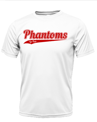Phantoms Softball Crew Neck Dri-Fit Short Sleeve