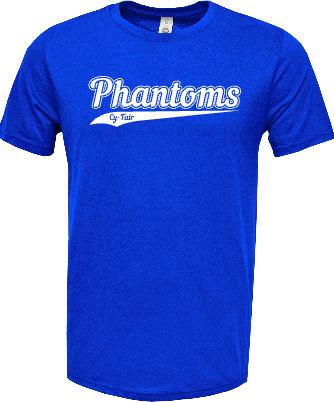 Phantoms Softball Crew Neck Cotton Short Sleeve