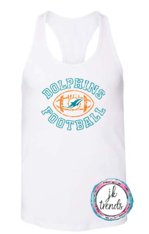 Dolphins Football Tank
