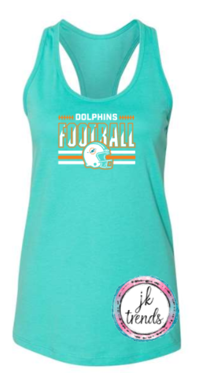 Dolphins Helmet Tank