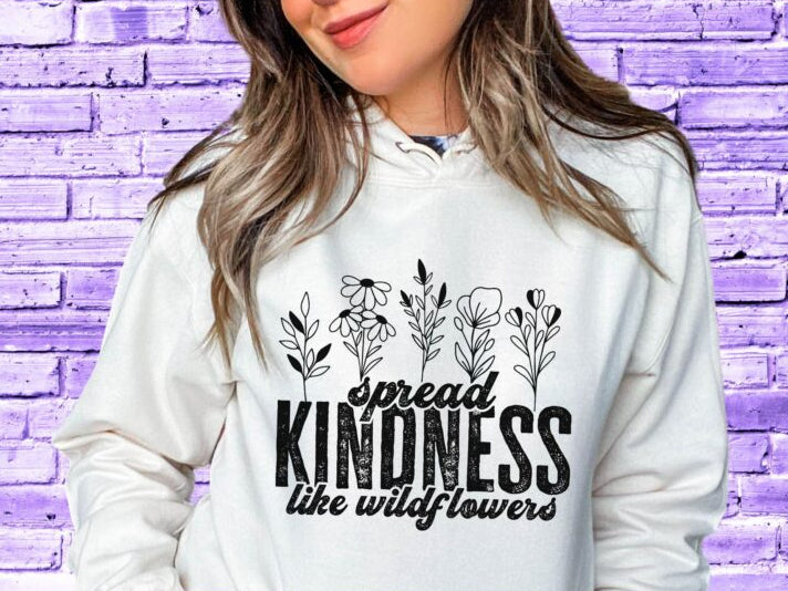 Spread Kindness Like Wildflowers☺️ (short sleeve)