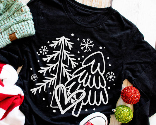 Snow Trees (short sleeve) 🎄