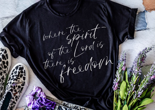 Where the spirit of the Lord is there is freedom