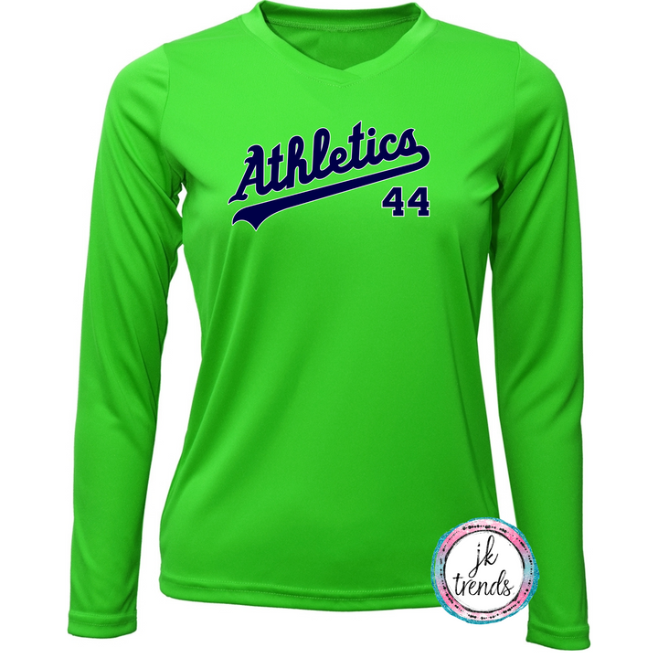 KTN Athletics Script Ladies Dri-Fit Long Sleeve Shirt