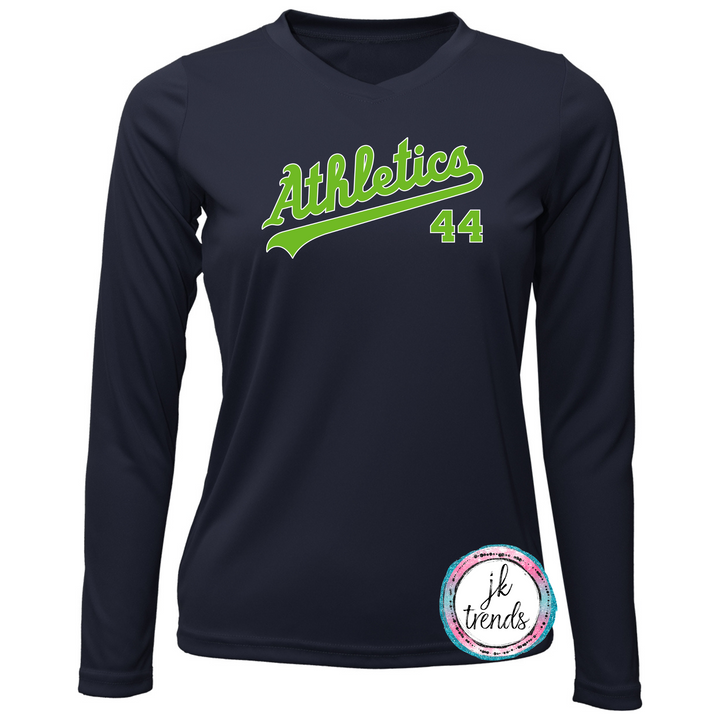 KTN Athletics Script Ladies Dri-Fit Long Sleeve Shirt