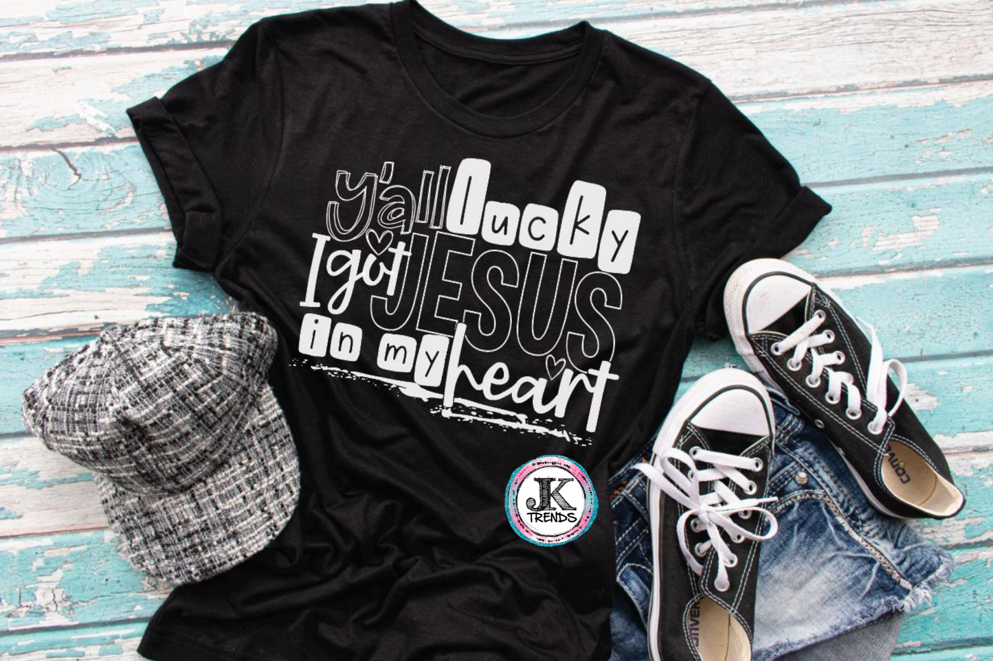 yall lucky I got Jesus in my heart