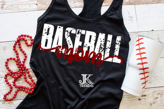 Baseball Mom grunge (short sleeve)