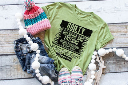 Guilty Breaking and Entering Opening a Christmas Present Early