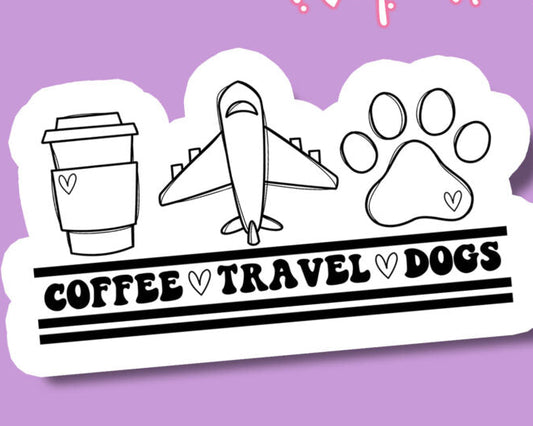 Coffee. Travel. Dogs (short sleeve)