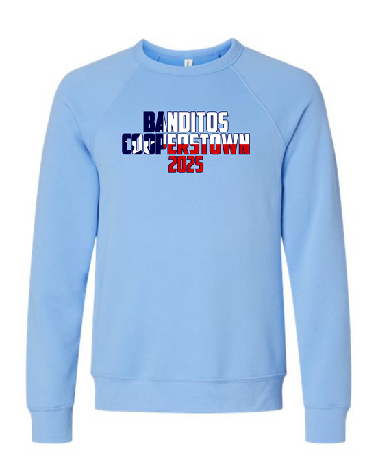 Banditos Texas Flag Bella Canvas Sweatshirt Options
