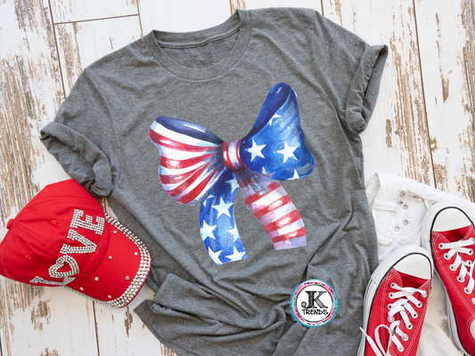 American Flag Bow